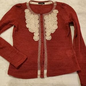 Button down formal sweater blouse